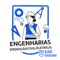 UniubeUra cursos ead engenharia civil engenharia eletrica Sticker