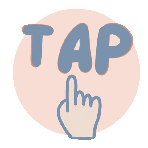 Arianna_Cavina giphyupload tap click taphere Sticker