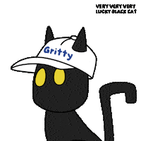 Black Cat Nod Sticker by VeeFriends