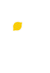 Lemon Tree Summer Sticker