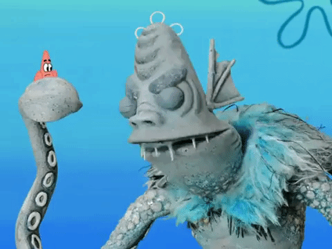 season 8 frozen face-off GIF by SpongeBob SquarePants
