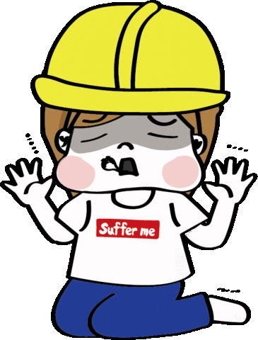 kongmui giphyupload no omg afraid Sticker