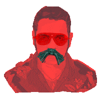 mustache Sticker by Queen of the South 