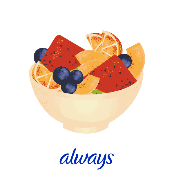 Food Love Sticker by Always Brand Europe