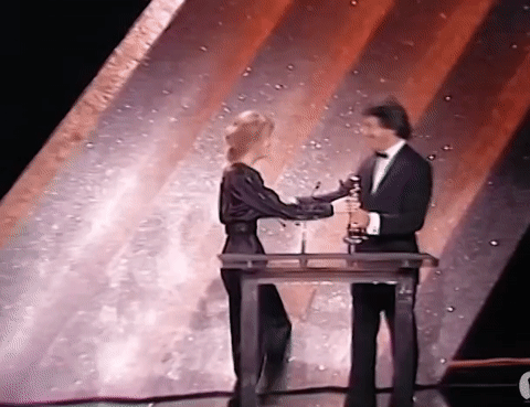 oscars acceptance speech GIF by The Academy Awards