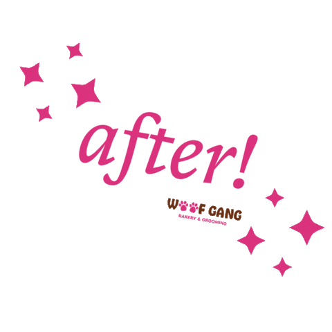 After Sticker by Woof Gang Bakery & Grooming