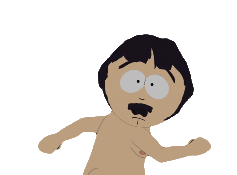 Randy Marsh Running Sticker by South Park