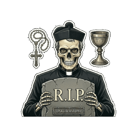 Rest In Peace Halloween Sticker