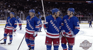 Ice Hockey Fist Bump GIF by NHL