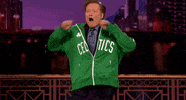 boston celtics crying GIF by Team Coco
