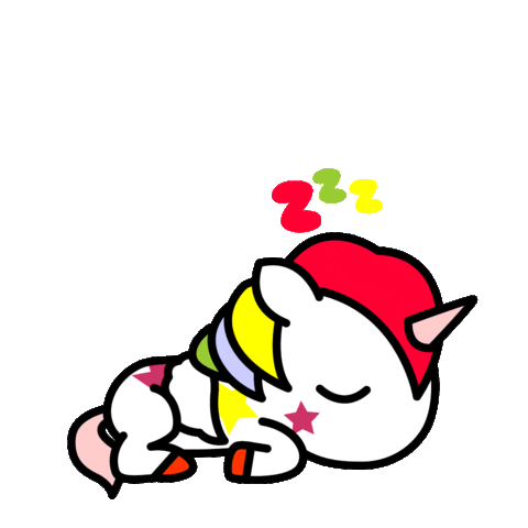 Work Out Sleeping Sticker by tokidoki