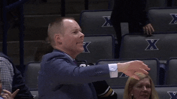 Travis Steele Coach GIF by Xavier Men's Basketball