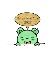 New Year Sparkle Sticker
