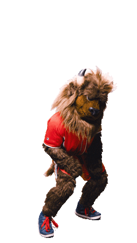 Mascot Happy Dance Sticker by Utah Tech University