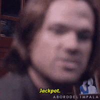 aborddelimpala supernatural jared padalecki jackpot aborddelimpala GIF