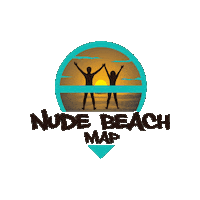 nudebeachmap beach sunset nudebeach Sticker