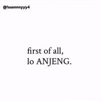 First Of All Text GIF