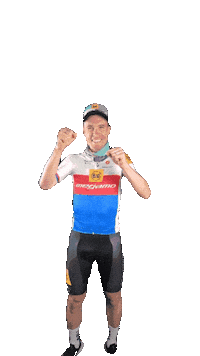 megamo_bicycles celebration win cycling mtb Sticker