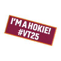 Virginia Tech Hokies Sticker by Virginia Tech Undergraduate Admissions