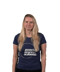 Boven Sticker by Associate Degree Academie