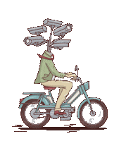 Camera Biker Sticker by TARIK's Creative field