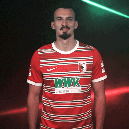 Lip Smile GIF by FC Augsburg 1907