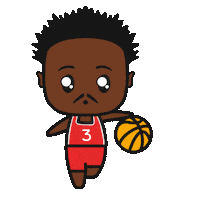 Toronto Raptors Basketball Sticker by Halfsquare Designs