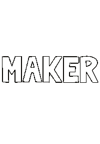 wi5hfulth1nk3r handmade maker makersgonnamake caprisgifs Sticker