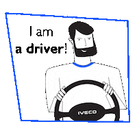 ivecodriversclub driver wheel trucks trucker Sticker