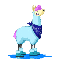 Spring Alpaca Sticker by Loto-Québec