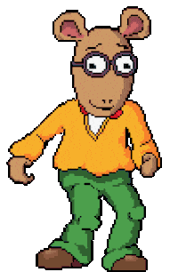 Arthur Dancing Sticker