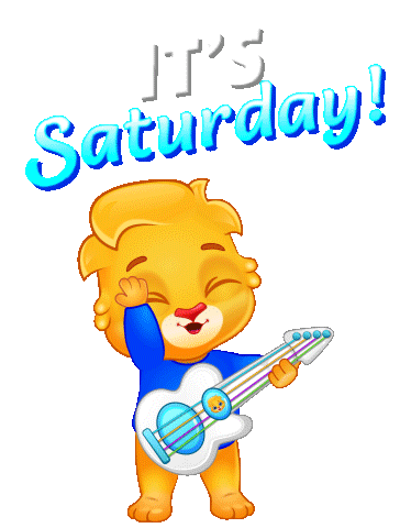 Buen Dia Weekend Sticker by Lucas and Friends by RV AppStudios