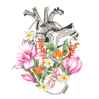 brumaestudio love amor corazon flores Sticker