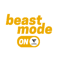 Beast Mode Onlyatlevel Sticker by Level Singapore