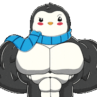 Work Out Fitness Sticker by Pudgy Penguins