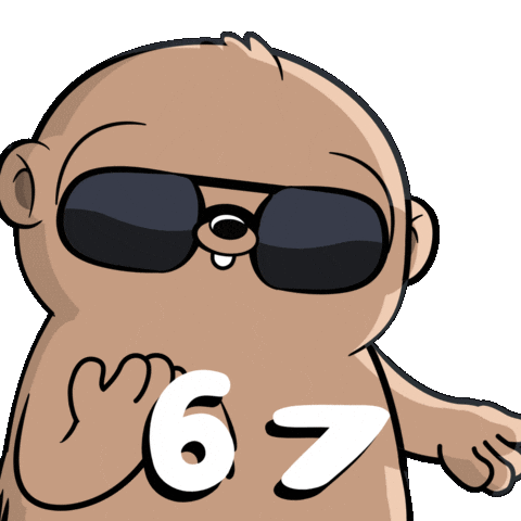 6 7 Fug Sticker by Fugz Official