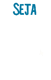 Yasilustra lettering azul branco amarelo Sticker