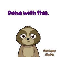 Sloth Sticker by VeeFriends