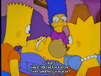 Hungry Season 4 GIF by The Simpsons