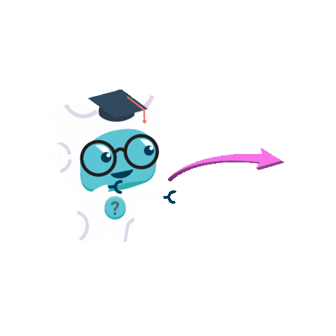 roboguru giphygifmaker arrow ruangguru panah Sticker