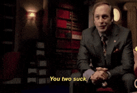 You Suck Bob Odenkirk GIF by Breaking Bad