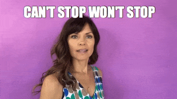 YourHappyWorkplace your happy workplace wendy conrad dont quit cant stop wont stop GIF