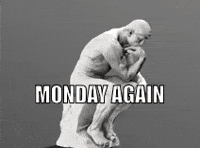 Contemplating The Thinker GIF by ElmonX