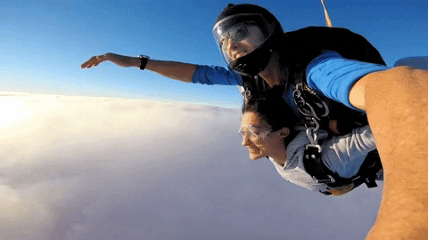 skydiveaus giphygifmaker adventure skydiving skydive GIF