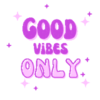 Good Vibes Only Sticker by Haute Barre Studio