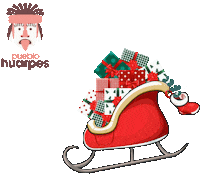 Huarpes navidad hotel regalos felices fiestas Sticker