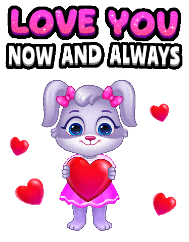 Love You Hearts Sticker by Lucas and Friends by RV AppStudios