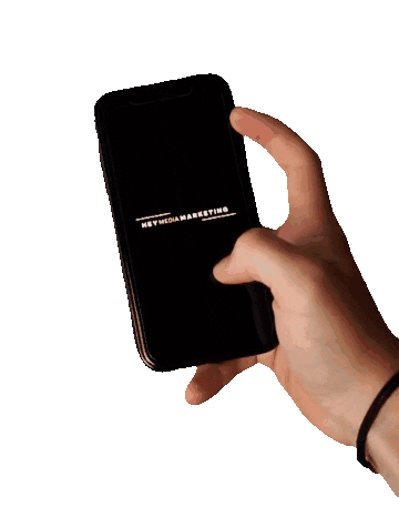 heytommey hey swipe social media phone Sticker