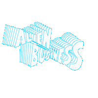 alienbusinessfilm logo film business alien Sticker