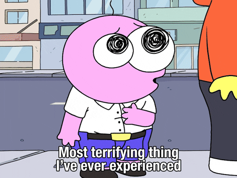 Scared Experience GIF by Adult Swim
